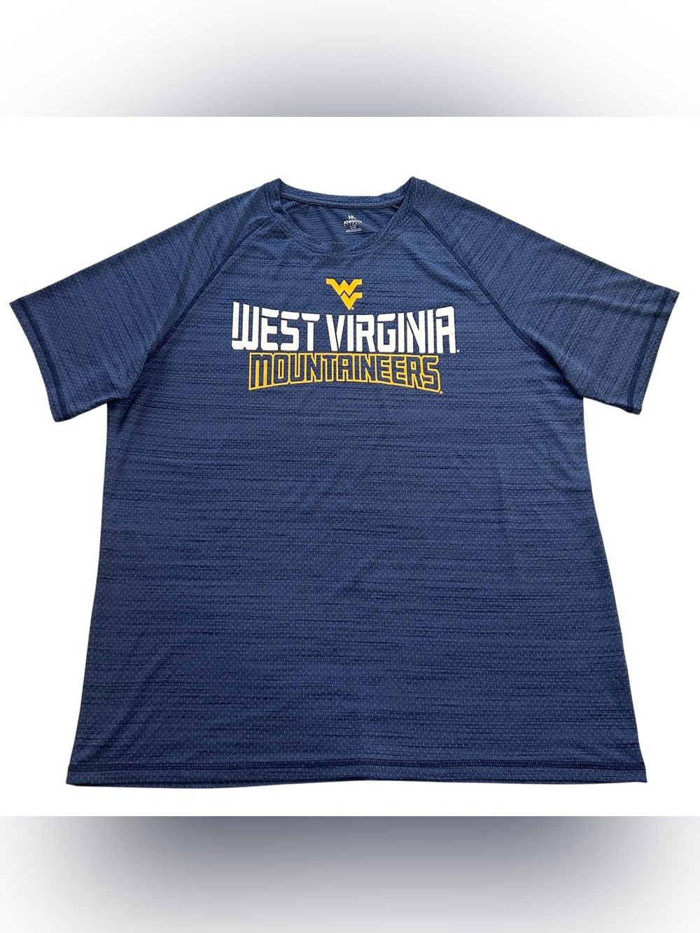 West Virginia Mountaineers Men’s Knights Apparel Performance T-Shirt Blue sz XL